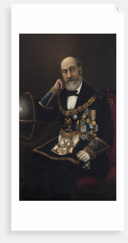John Morant Hervey, Grand Secretary, 1875 by Ernest de Cleichen von Tettenborn