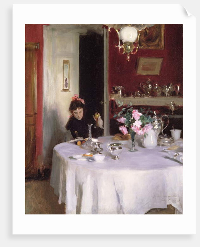 The Breakfast Table, 1884 by John Singer Sargent