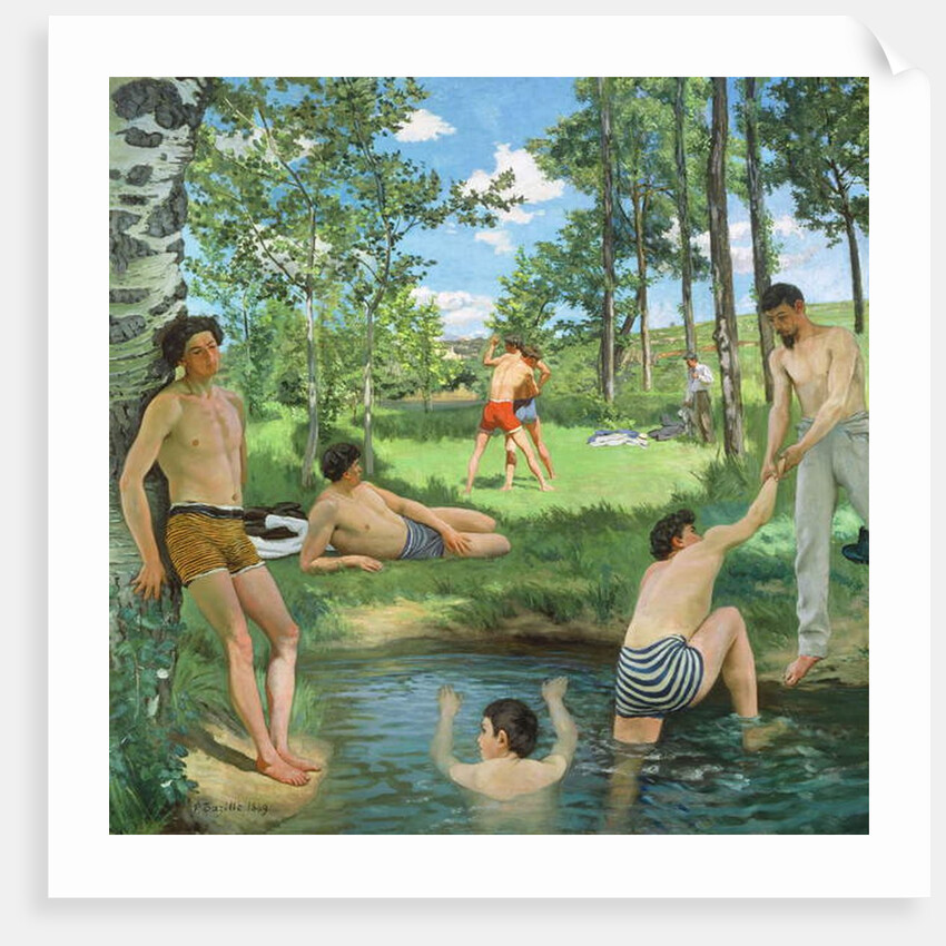 Summer Scene, 1869 by Jean Frederic Bazille