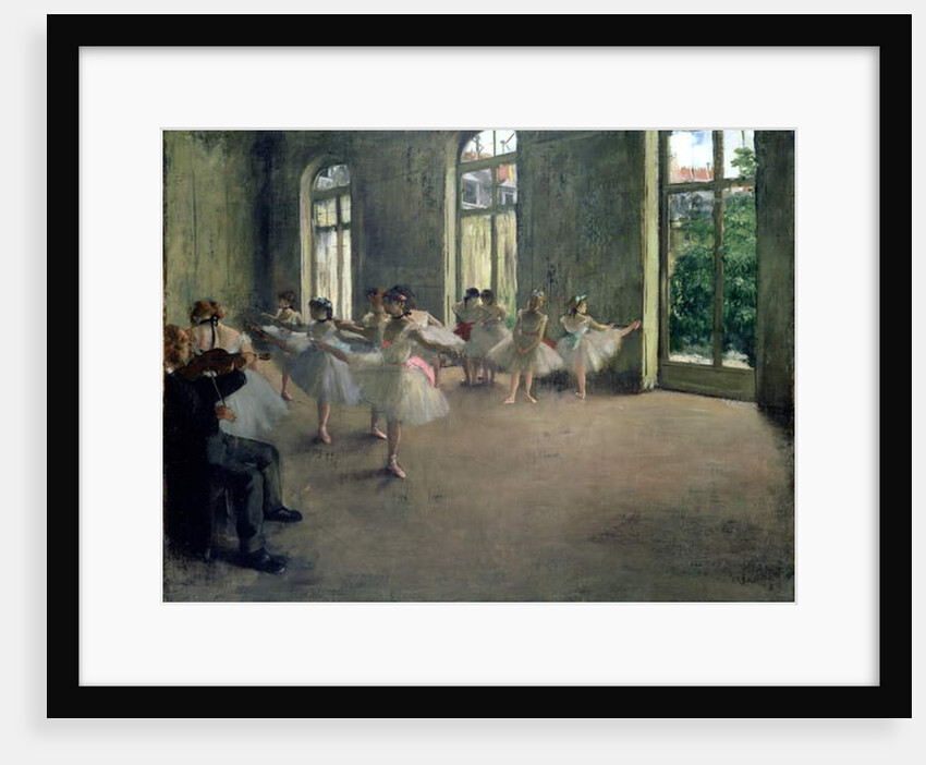 The Rehearsal, c.1873-78 by Edgar Degas