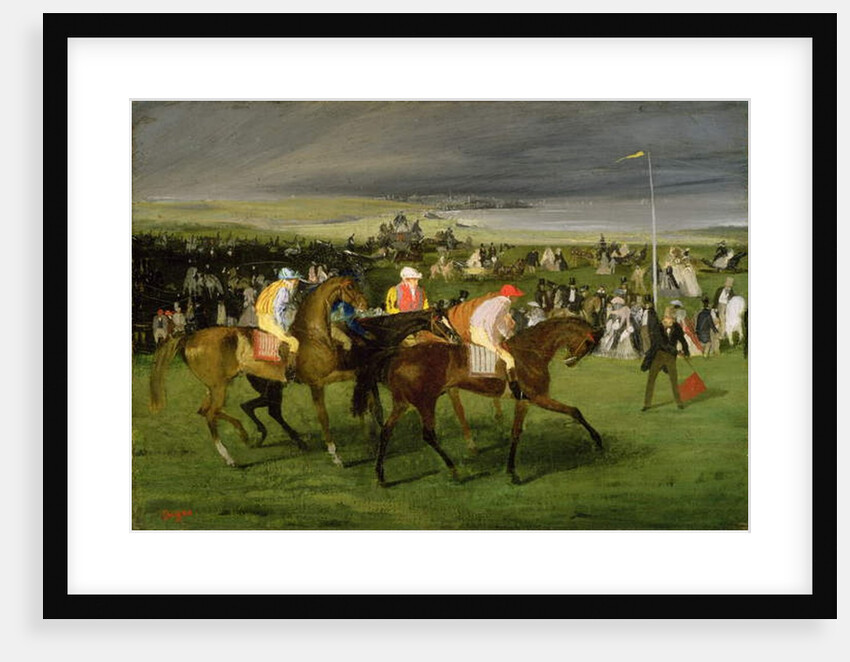 At the Races: The Start, c.1860-62 by Edgar Degas
