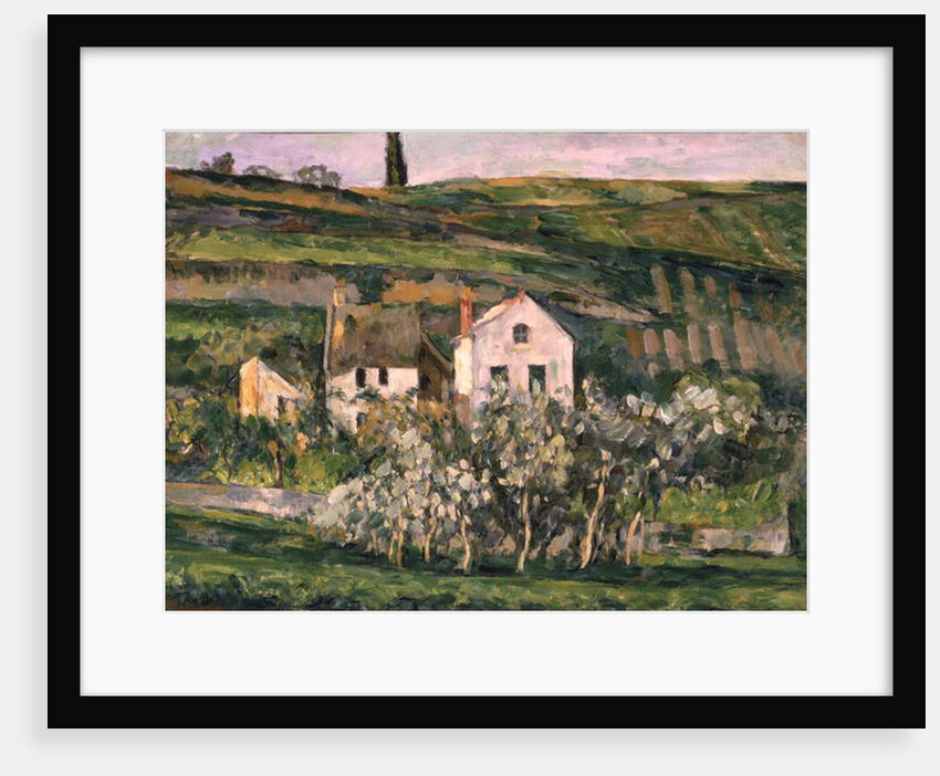 Small Houses at Auvers, c.1873-74 by Paul Cezanne