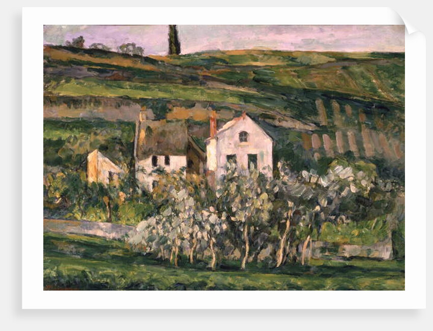 Small Houses at Auvers, c.1873-74 by Paul Cezanne