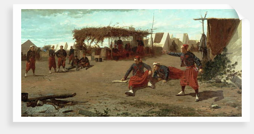Pitching Quoits, 1865 by Winslow Homer