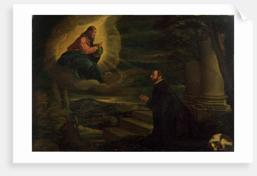 Christ Appearing to a Nobleman, c.1580 by Leandro da Ponte Bassano