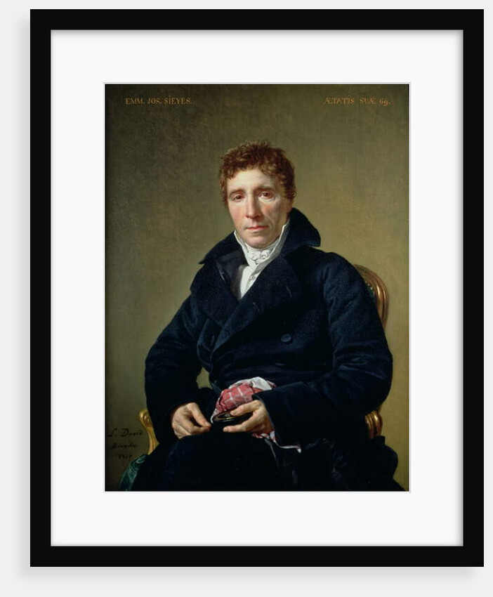 Emmanuel Joseph Sieyes 1817 by Jacques Louis David