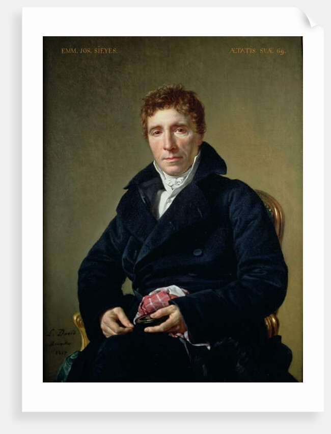 Emmanuel Joseph Sieyes 1817 by Jacques Louis David