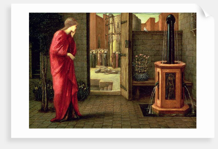 Danae Watching the Building of the Brazen Tower, 1872 by Edward Coley Burne-Jones