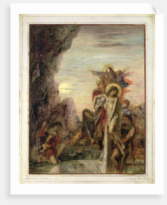 The Entombment, c.1867 by Gustave Moreau