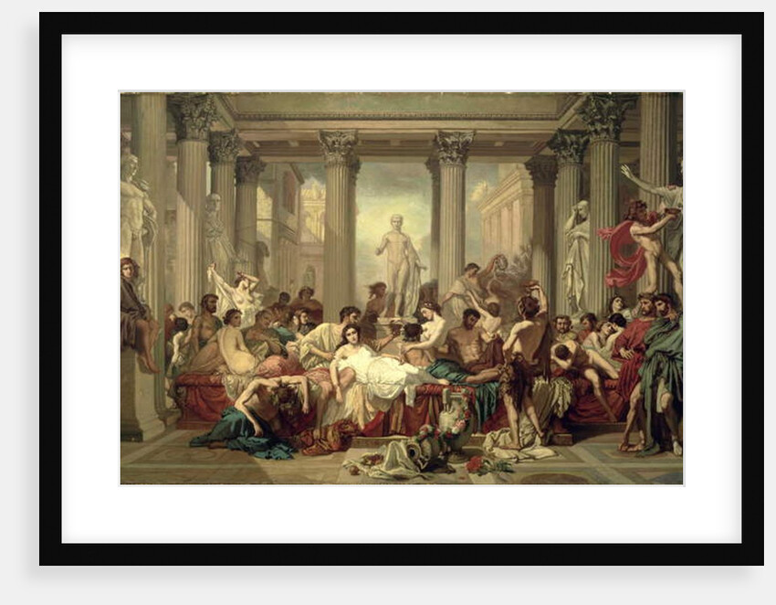 The Romans of the Decadence, 1847 by Thomas Couture