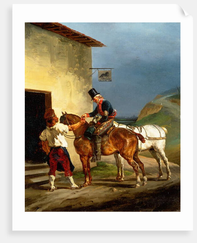 The White Horse Tavern, 1821-22 by Theodore Gericault