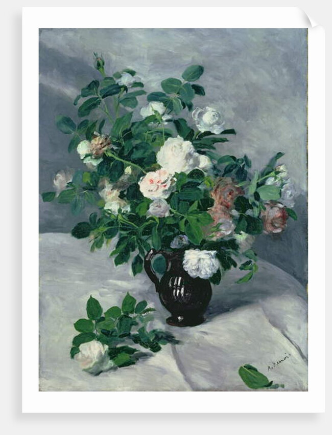 Still Life with Roses, c.1866 by Pierre Auguste Renoir