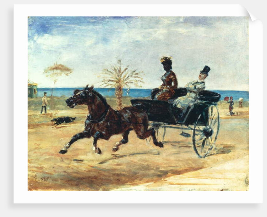 The Black Countess, 1881 by Henri de Toulouse-Lautrec