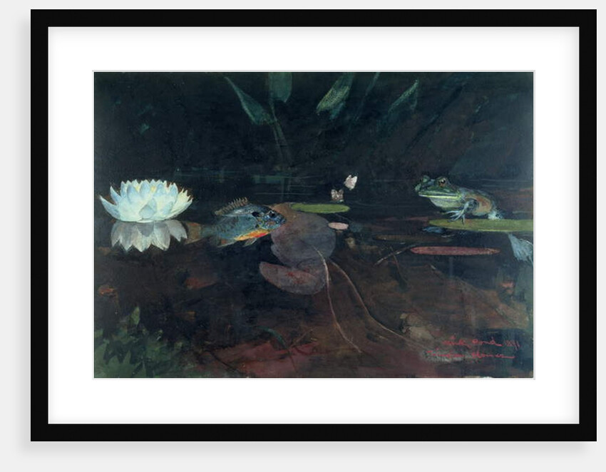 Mink Pond, 1891 by Winslow Homer