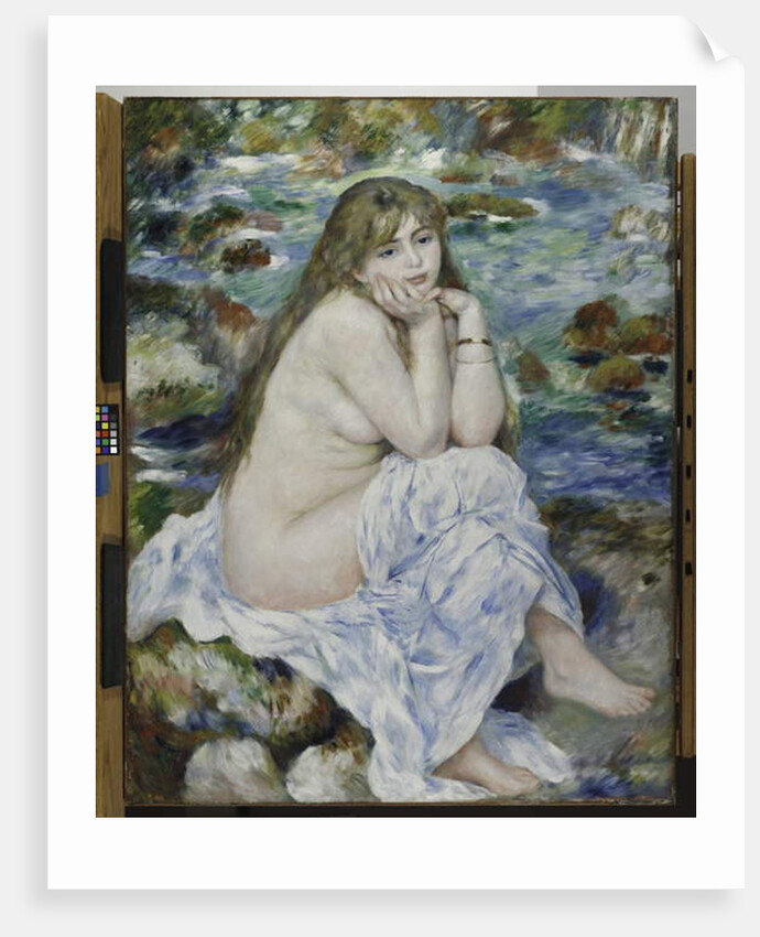 Seated Bather, c.1883-84 by Pierre Auguste Renoir