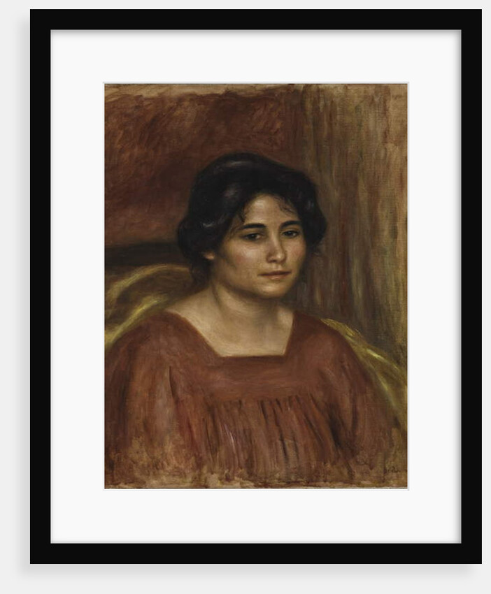 Gabrielle in a Red Dress, 1908 by Pierre Auguste Renoir