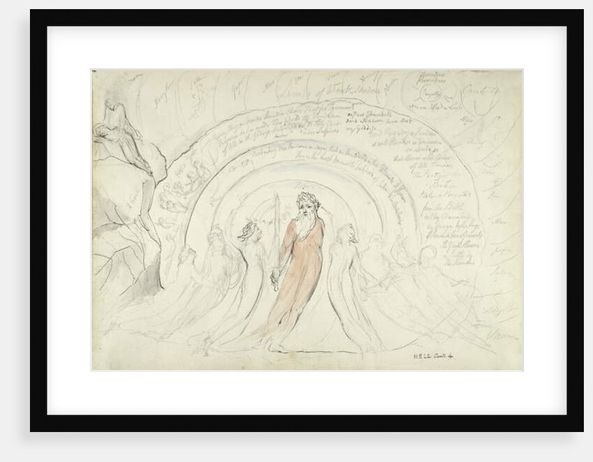 The Shades of Homer and other Poets of Antiquity by William Blake
