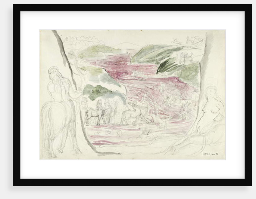 Illustration to the 'Divine Comedy' by Dante Alighieri, 1824-27 by William Blake
