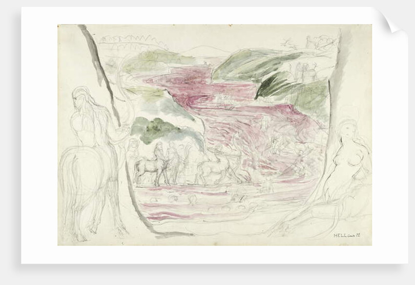 Illustration to the 'Divine Comedy' by Dante Alighieri, 1824-27 by William Blake