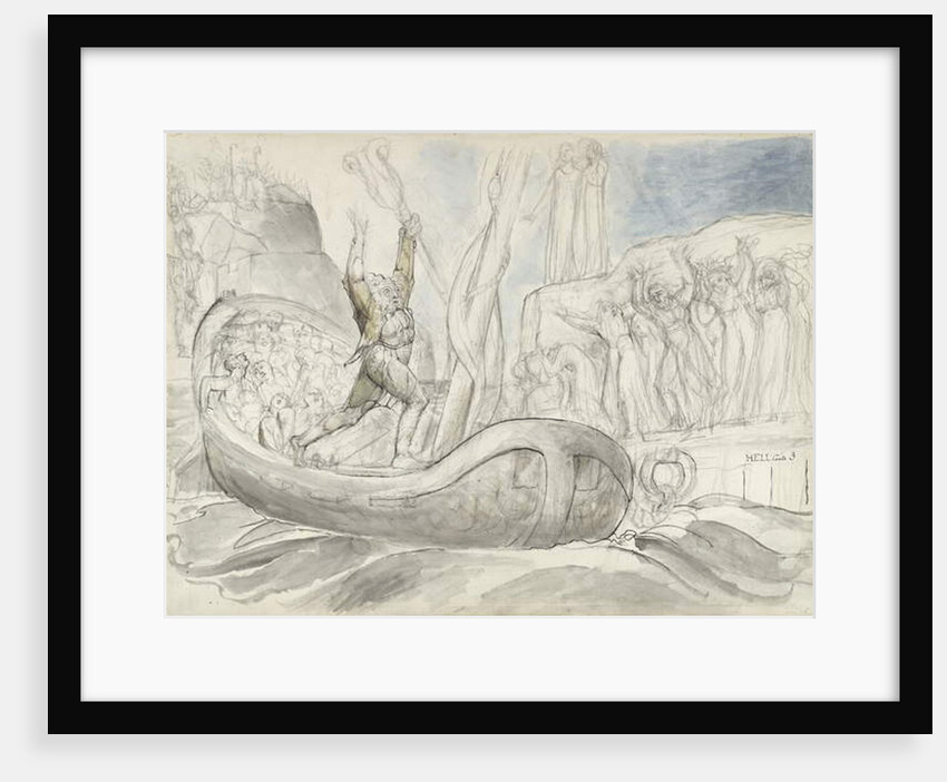 illustration to the 'Divine Comedy' by Dante Alighieri, 1824-27 by William Blake