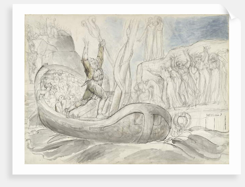 illustration to the 'Divine Comedy' by Dante Alighieri, 1824-27 by William Blake