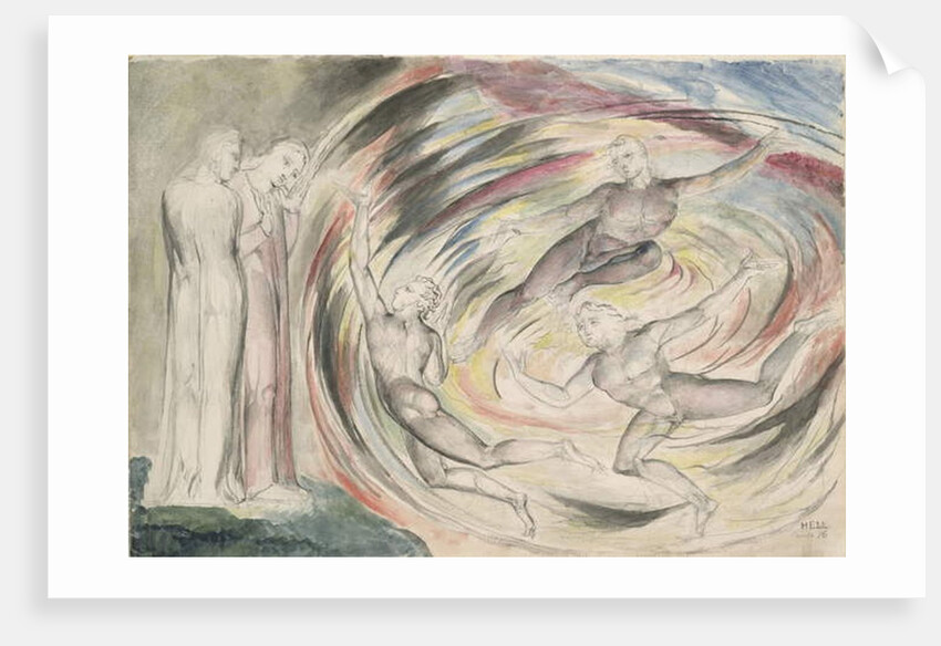 The Punishment of Rusticucci and his Companions by William Blake