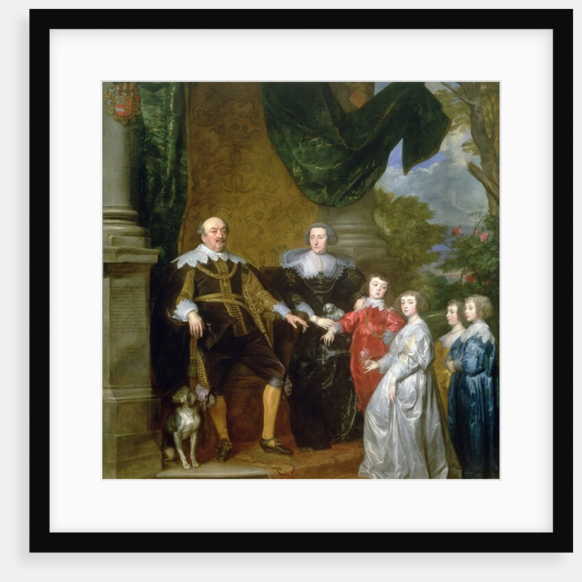 John, Count of Nassau with his Family, 1634 by Anthony van Dyck