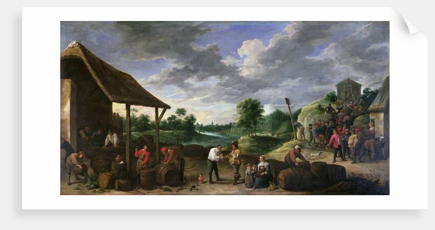 The Wine Harvest by David the Younger Teniers