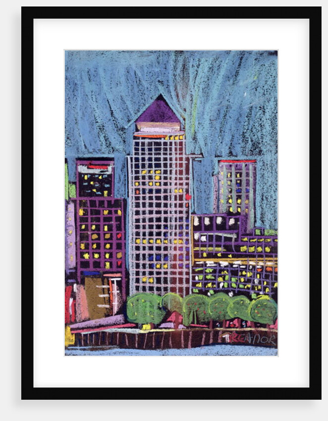 Canary Wharf in London Docklands by Frances Treanor