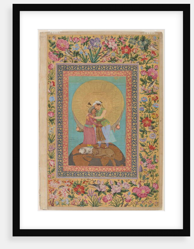 Allegorical representation of Emperor Jahangir and Shah Abbas of Persia by Abu'l Hasan
