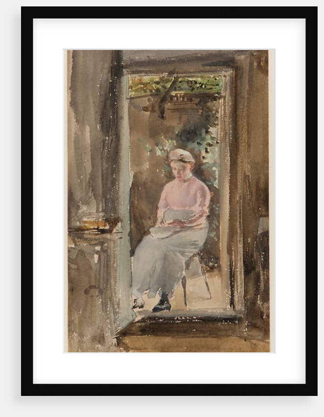 Pink Note: Shelling Peas, 1883/84 by James Abbott McNeill Whistler