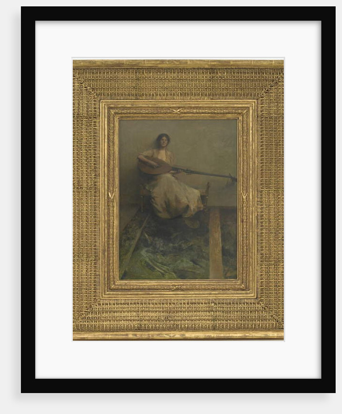 Girl with Lute, 1904-05 by Thomas Wilmer Dewing