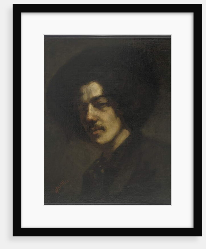 Portrait of Whistler with a Hat, 1857-59 by James Abbott McNeill Whistler