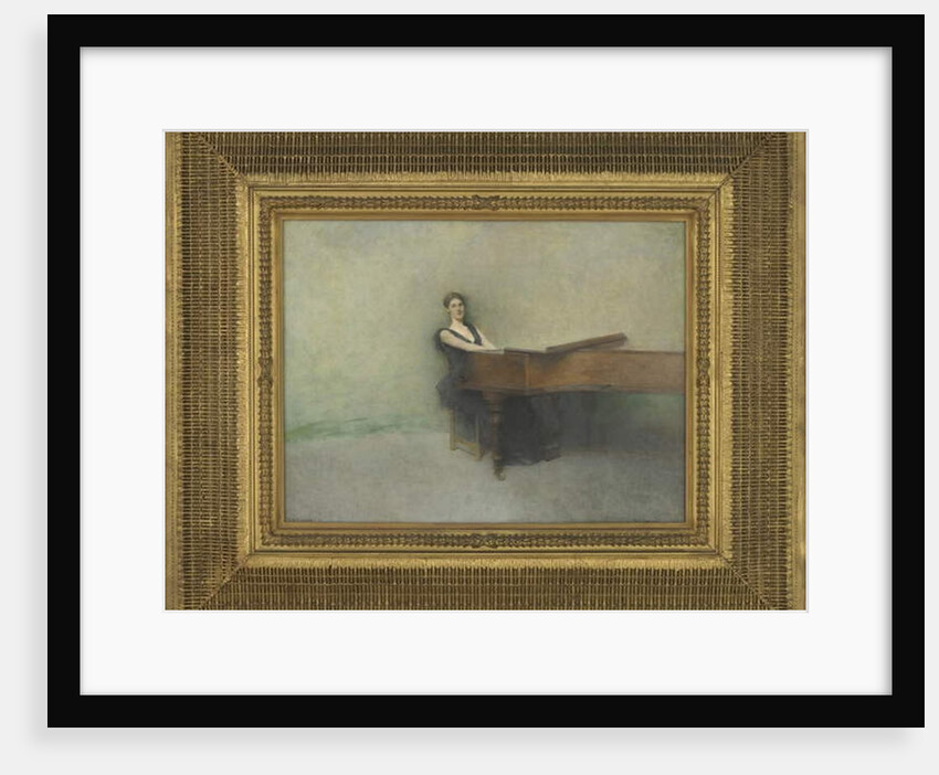 The Piano, 1891 by Thomas Wilmer Dewing