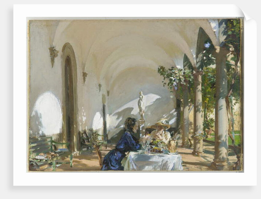 Breakfast in the Loggia, 1910 by John Singer Sargent
