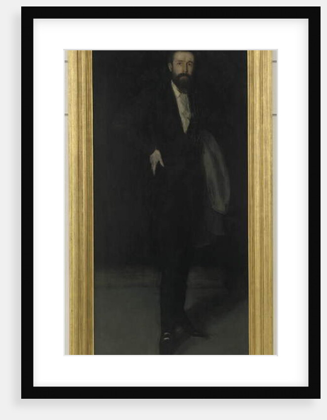 Arrangement in Black: Portrait of F.R. Leyland, c.1870 by James Abbott McNeill Whistler