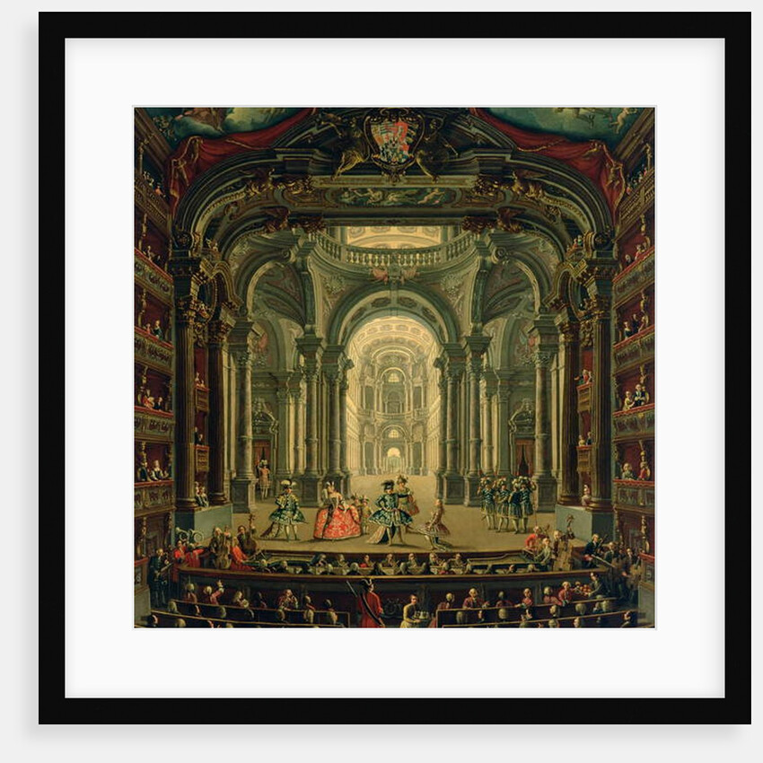 The Teatro Reale in Turin by Pietro Domenico Oliviero