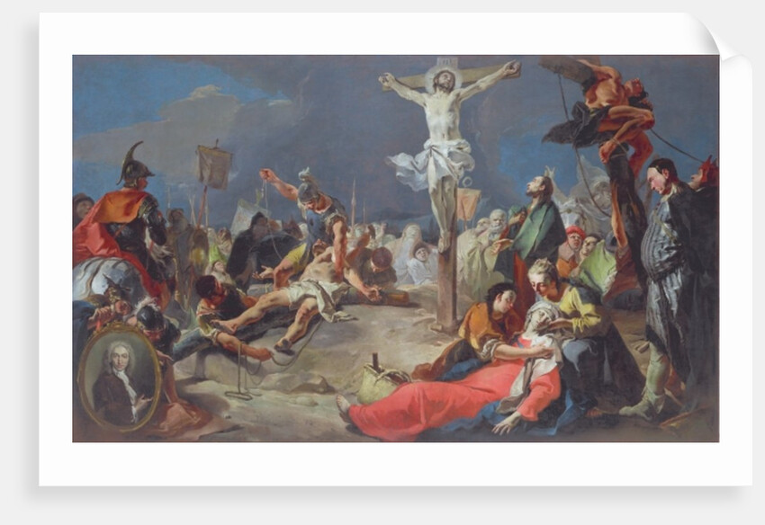 The Crucifixion, 1724-25 by Giovanni Battista (1696-1770) Tiepolo