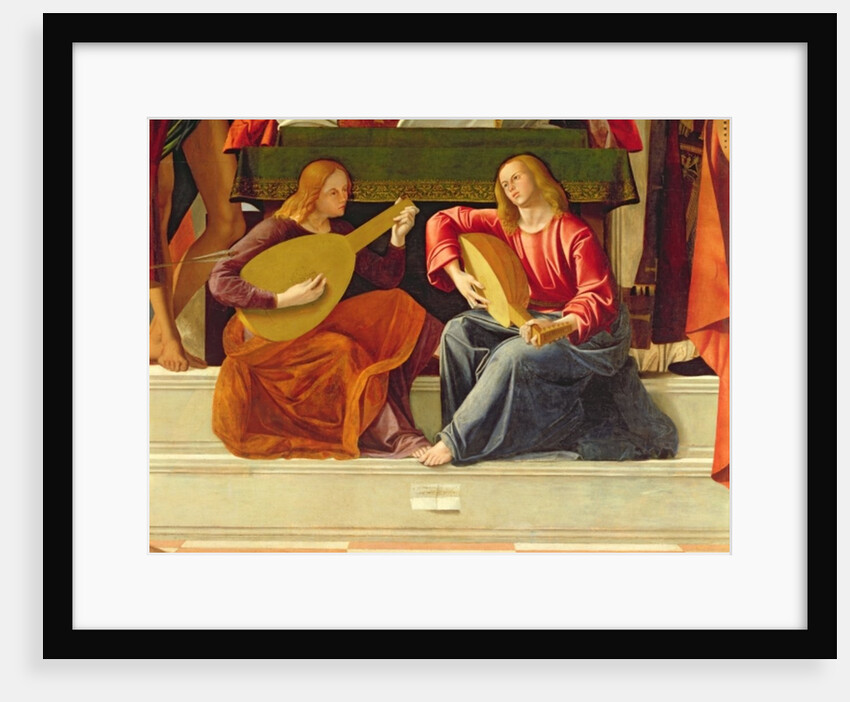 The angel musicians by Alvise & Basaiti Marco Vivarini