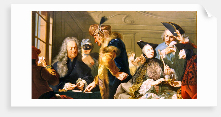 Gamblers in the Foyer by Johann Heinrich Tischbein