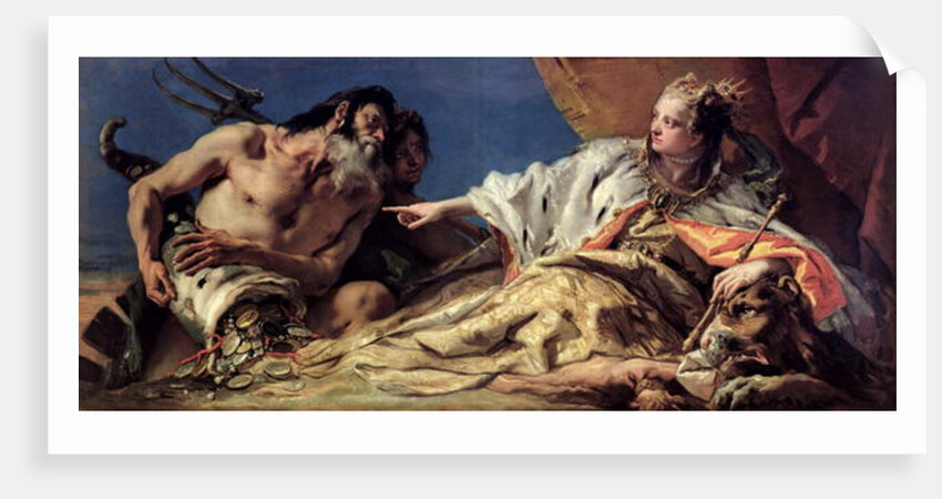 Neptune offering gifts to Venice by Giovanni Battista Tiepolo