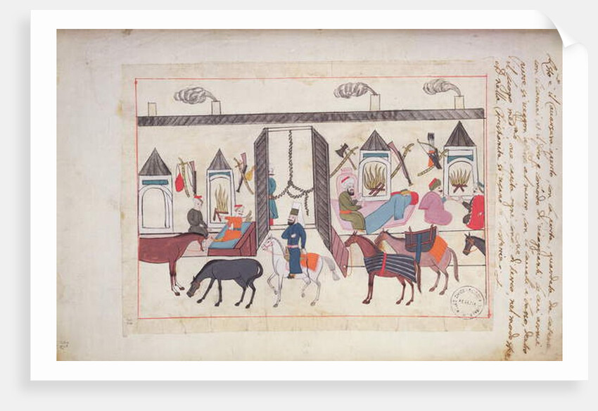 Stop at the Caravan Seraglio by School Persian