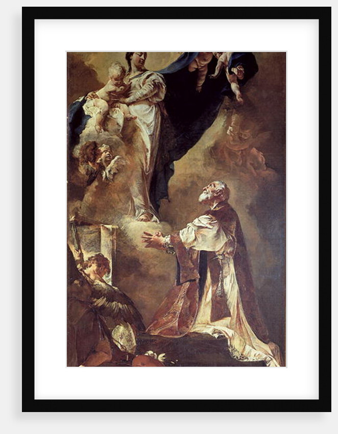 Virgin and Child Appearing to St. Philip Neri, 1725-26 by Giovanni Battista Piazzetta