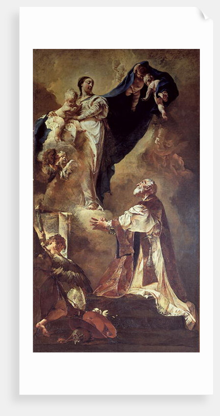 Virgin and Child Appearing to St. Philip Neri, 1725-26 by Giovanni Battista Piazzetta