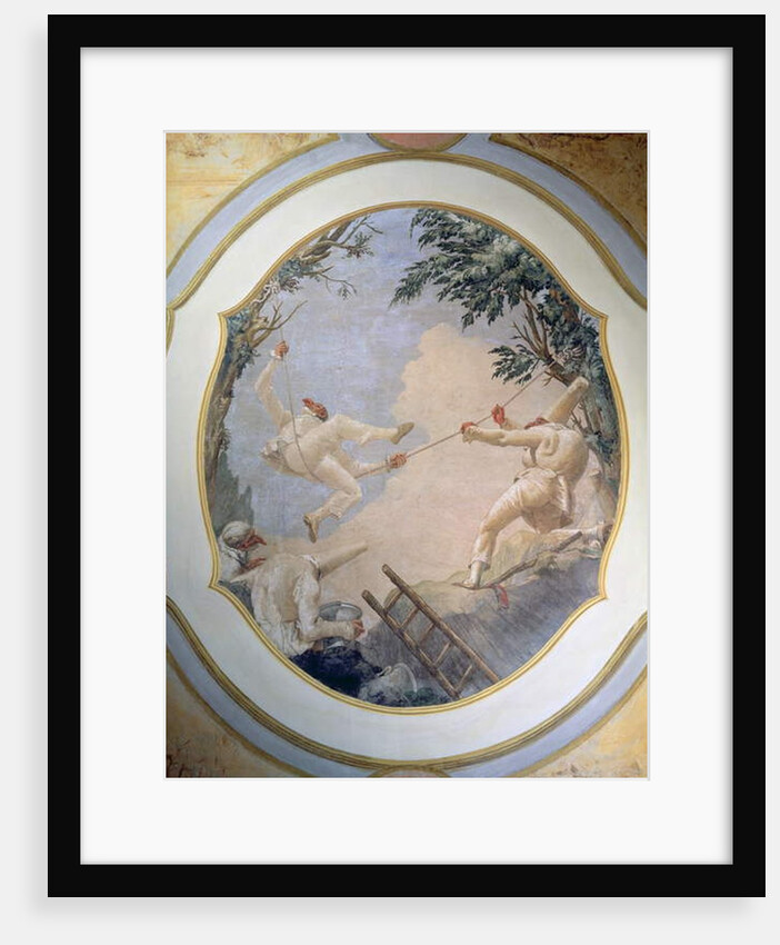 Pulcinella on a Swing, 1797 by Giandomenico Tiepolo