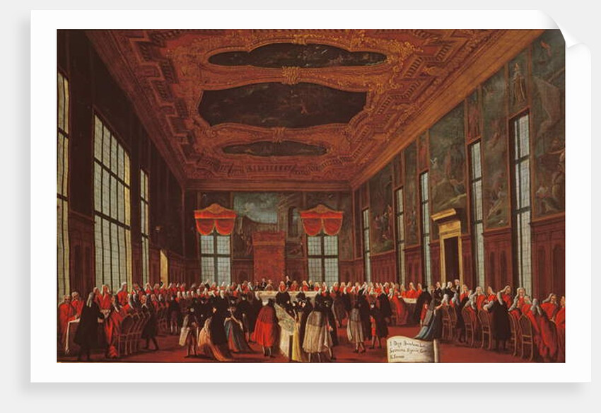 Public Banquet of the Doge by Gabriele Bella