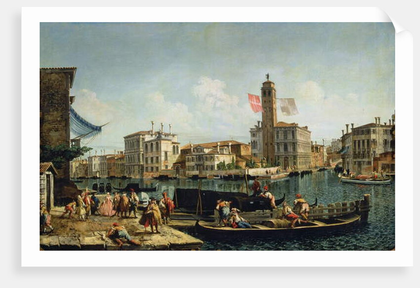 The Canal Grande and S. Geremia, Venice by Michele Marieschi