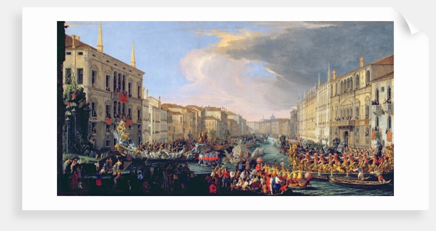 Regatta Held in Honour of Frederick VI of Denmark 1709 by Luca Carlevaris