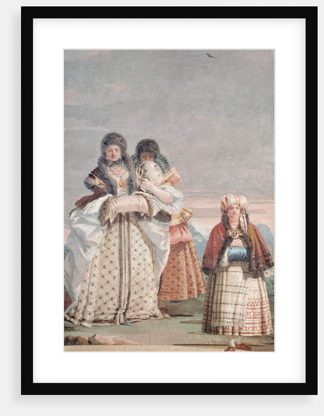 A Winter Stroll by Giandomenico Tiepolo