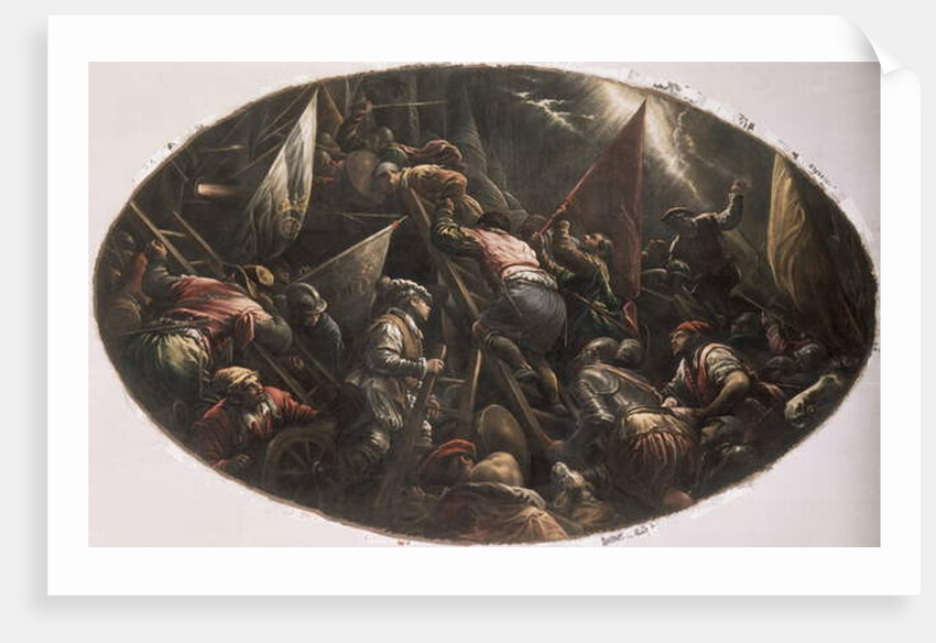 The Venetians Capturing Padua by Francesco (1549-92) Bassano